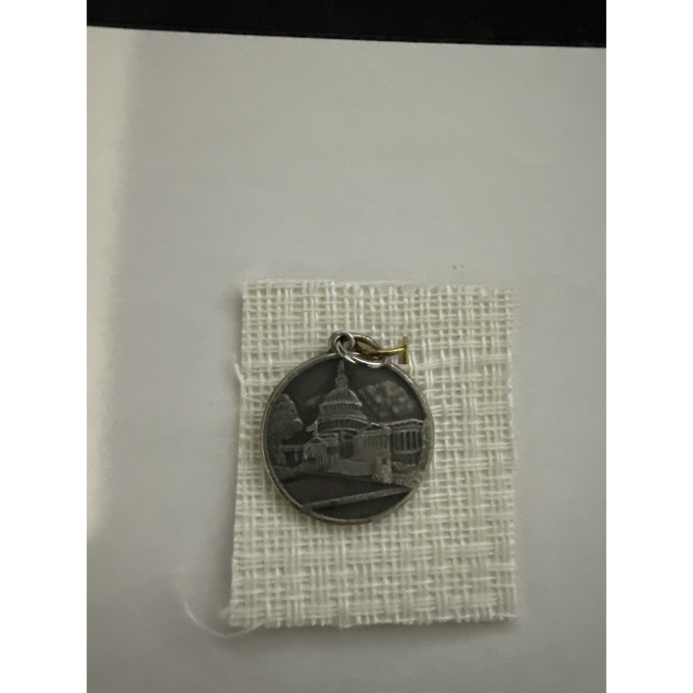 Vintage Sterling Silver U.S. Capitol Washington DC Souvenir Charm
